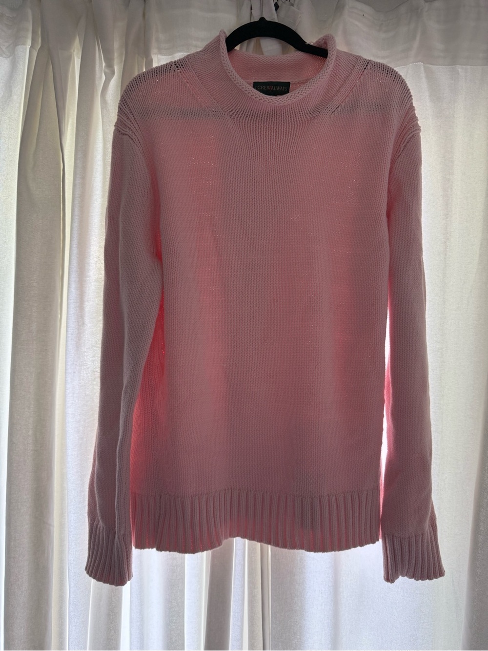 J. Crew Always Pink Rollneck Knit Sweater